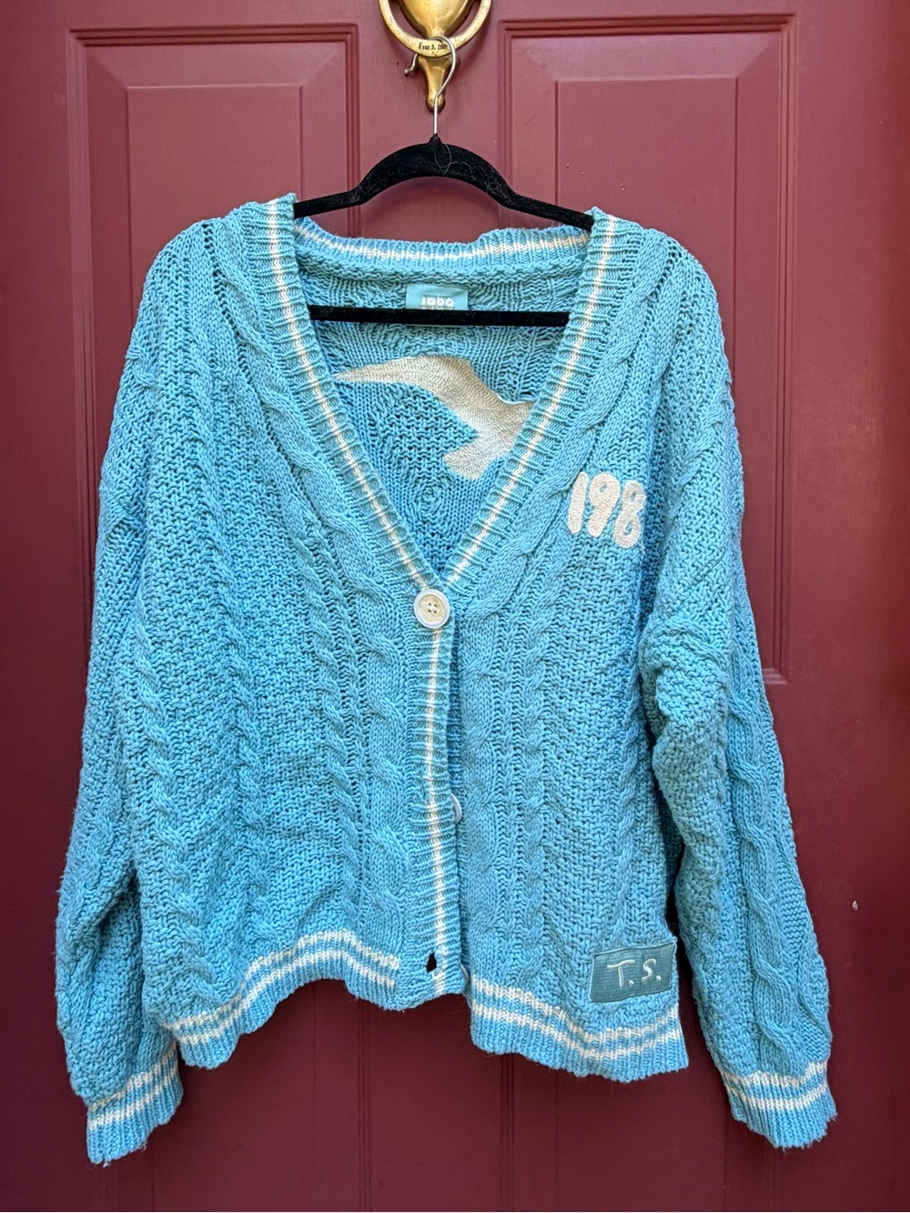 🩵 Taylor Swift 1989 (Taylor’s Version) Cardigan — Size M/L